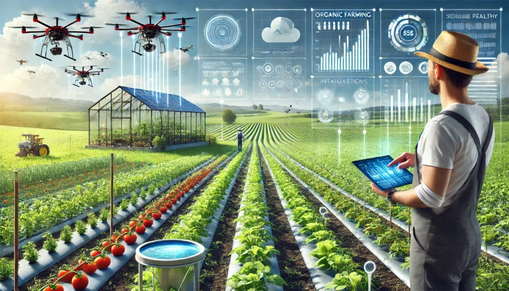 Technology in Organic Farming Boosting Yields and Reducing Efforts