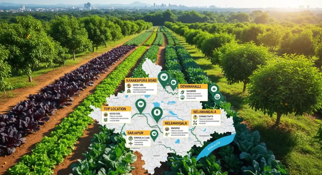 Best location for organic farming in Bangalore